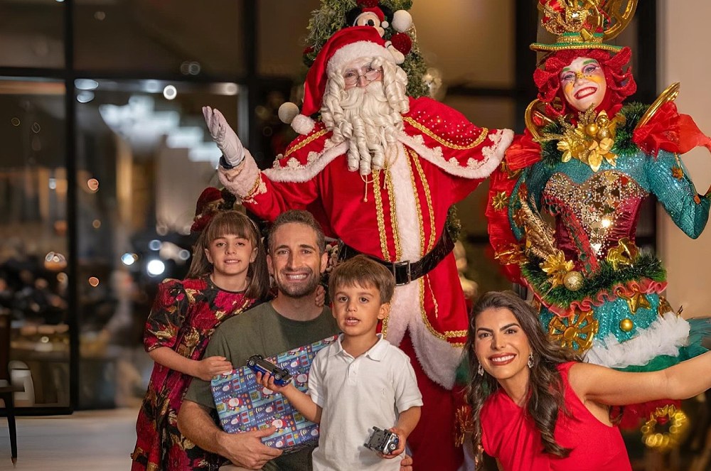 Natal da Camila Cenci e sua família