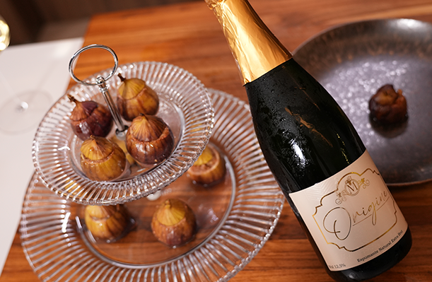 Figo gratinado ao gorgonzola