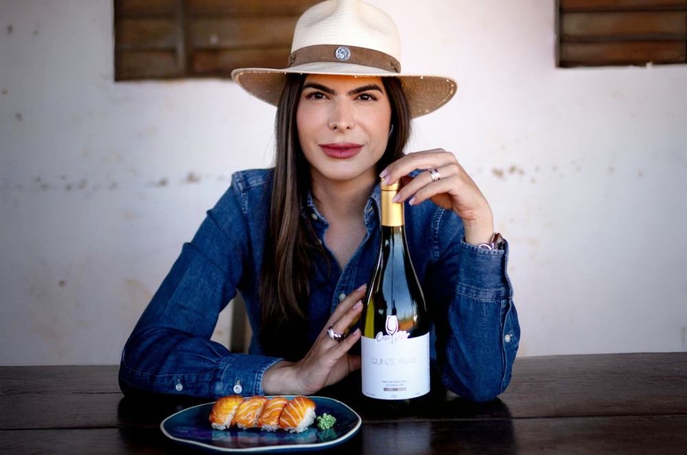 Harmonização de sushi e vinho: Camila Cenci recomendando o Sauvignon Blanc 15 Ruas